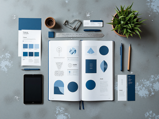 高端品牌设计作品展示,现代简约风格的视觉设计,包含标志、色彩搭配和应用效果,体现专业设计水准