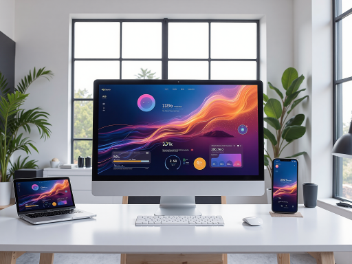 数字营销作品展示,现代化的界面设计,包含数据分析图表和营销策略展示,体现数字化营销能力